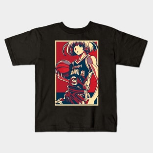 Anime Basketball Player Kids T-Shirt